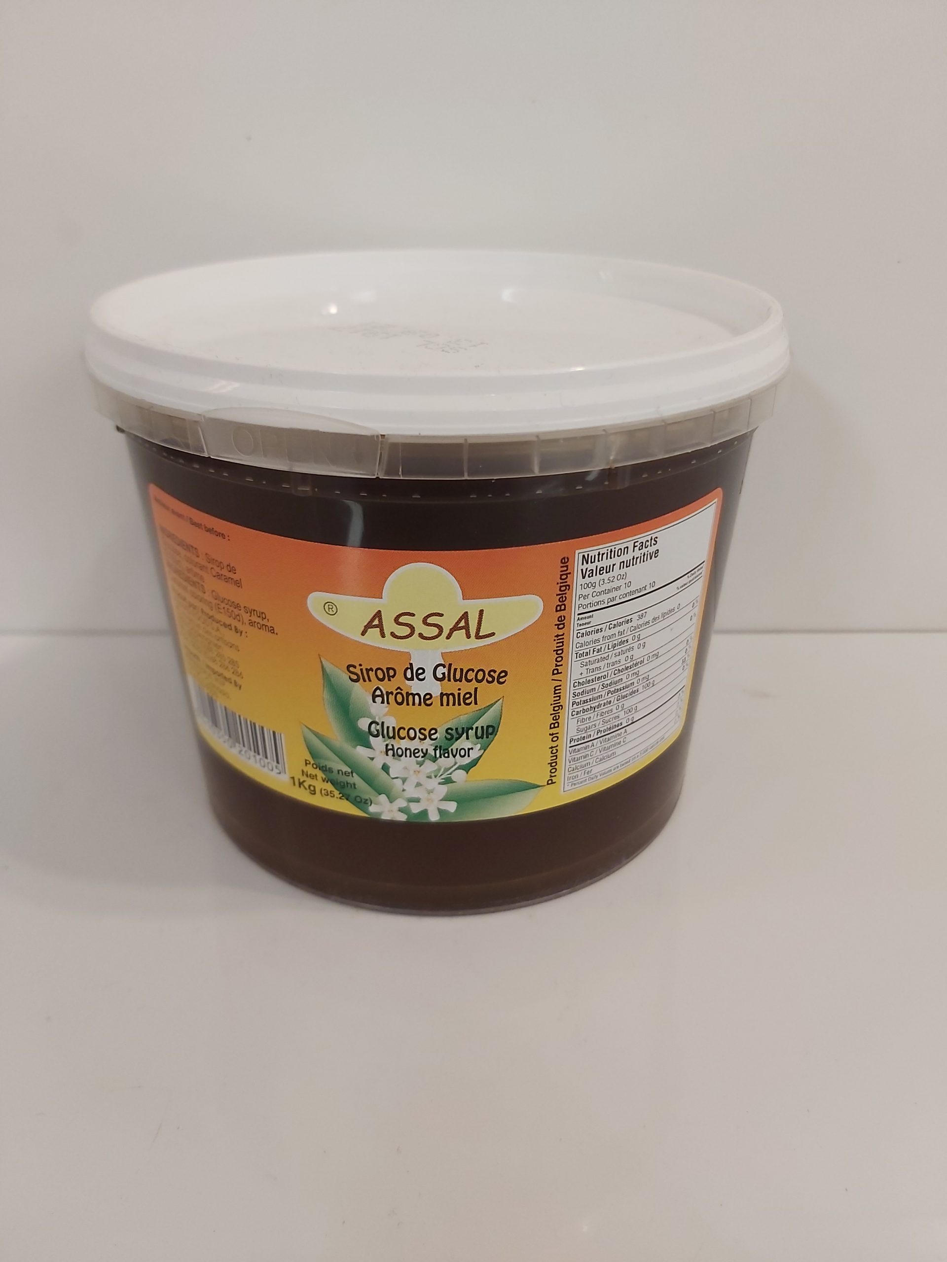 Sirop de glucose aromatise au miel 1kg (Mosaique)